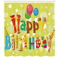 thumbnail image 3 of Ambesonne Funny Shower Curtain, Ice Cream Candies, 69"Wx70"L, Multicolor, 3 of 3
