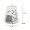 thumbnail image 6 of Loyerfyivos Lightweight student backpack with laptop compartment, high school college student backpack, 17.7 inch laptop backpack for men and women, business travel backpack for work, 6 of 8