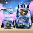 thumbnail image 5 of MVRLSH Clearance! Geometry Themed 3 Piece Backpack Set Large School Bag Lunch Tote And Pencil Case With Design Easy To Assemble Ideal For And Students, 5 of 5