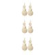 thumbnail image 1 of Guardurnaity 1 par de pendientes bohemios exquisitos pendientes colgantes de oreja redonda accesorio de moda Día de San Valentín para vacaciones Type1 NO1, 1 of 6