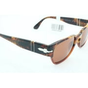 Persol 3245-S 1121/53 Havana Square Sunglasses Brown Lenses 52mm