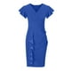 thumbnail image 4 of Vestidos Para Mujer Vestidos de Fiesta de Bienvenida Vestido de Fiesta de Noche Erógeno Sólido Cuello en V Volante Manga Corta Fruncido Odeerbi  ODB168255, 4 of 8