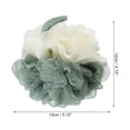 thumbnail image 3 of Unique Bargains Bath Shower Loofah Sponge Body Puffs 4.72"x5.12" 1 Pc Green, 3 of 6