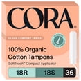 thumbnail image 1 of Aplicador orgánico Tampon Cora 36 unidades Regular y Super, 1 of 9