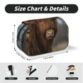 thumbnail image 5 of Kdxio Yak for Double Compartment Pen Case Oxford Organizer with Zipper Pockets for Students Artists, 5 of 7