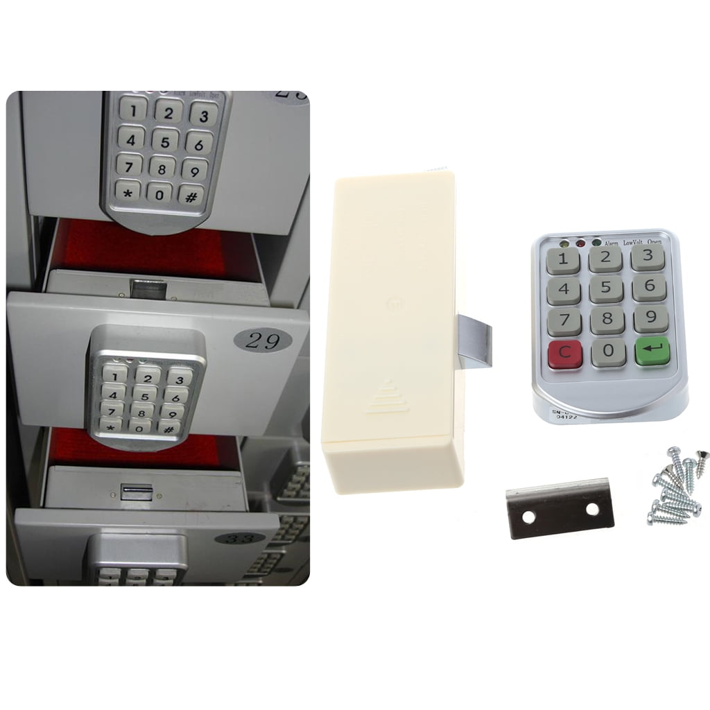 Electronic Keypad Supermarket Cabinets Door Code Digital Number Password  Lock 