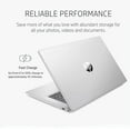 thumbnail image 4 of HP 17.3" Touchscreen Laptop, Intel Pentium Silver N5030, 16GB, 1TB SSD, Silver, 4 of 6