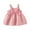 Pink, variant on Zwiiyzr 3M-3T Infant Baby Girl Tutu Summer Dress Sleeveless Casual Floral Backless Princess Dresses Swing Sundress With Hat Beachwear Pink