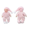 thumbnail image 4 of Figura Recién Nacida En Miniatura De Casa De Muñecas, Suéter Rosa Durmiendo De Porcelana Para Bebé De Casa De Muñecas Escala 1:12 Para Escritorio, 4 of 7