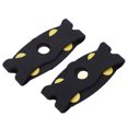 thumbnail image 2 of Crampones de silicona para exteriores, 2 uds., 5 puntas, cubierta para zapatos, tacos de tracción para caminar, tacos de hielo para zapatos y botas para caminar y escalar, 2 of 8