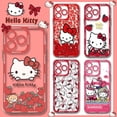 thumbnail image 2 of Catoon Hello Kitty Cute Red Phone Case For Redmi Note 12 11 10 9 Pro 7 8 9C 10C 12C 13C 4G 5G Soft Silicone Transparent Cover, 2 of 5