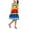 Rainbow, variant on Toddler Baby Girls Kids Strap Princess Party Tutu Dress Sleeveless Flower Rainbow Sundress