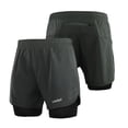 thumbnail image 1 of Lixada Men's 2-in-1 Running Shorts Quick Drying Breathable Active Training Exercise Jogging Cycling Shorts with Longer Liner, 1 of 7