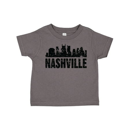 

Inktastic Nashville Skyline Grunge Gift Toddler Boy or Toddler Girl T-Shirt