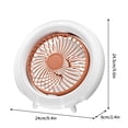 thumbnail image 3 of Antqov Night Light Multi-function Circulation Fan Intelligent Hanging Stand Automatic Oscillating Head Fan, Home Accessories, 3 of 3