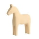 thumbnail image 2 of Estatua troyana creativa, artesanía, adorno de caballo de madera, decoración del hogar, figura de animal Amarillo, 2 of 9