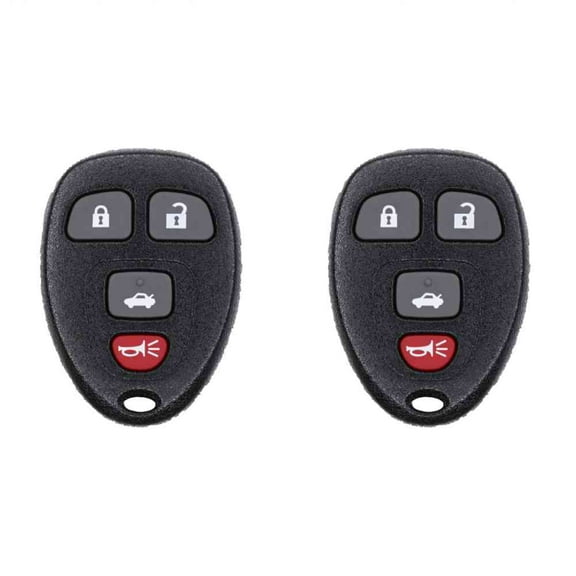 Eye4Techs Car Key Fob Keyless Entry Remote for Chevrolet Malibu 2009 FCC KOBGT04A Part Number 15252034 Pack of 2