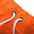 thumbnail image 6 of Ceisia Men's Athletic Beach Shorts Straight Leg Pockets Elastic Waist Casual Sport Swim Trunks Summer Pants Orange XL Gifts for Father, 6 of 9
