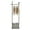 Black, Grey, variant on Heavy Duty Coat Rack, Freestanding Coat Stand, Marble Base Corner Coat Rack(Black+Orange)