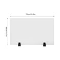 thumbnail image 3 of 2pcs Acrylic Plexiglas Sneeze Guard Barrier Screen Food Shield Desk Divider Clear 30 x 18 inch, 3 of 10