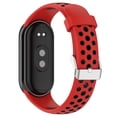 thumbnail image 3 of Two Tone Silicone Strap with Metal Connector for Watches Silica Gel for Style, 3 of 6