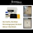 Armoglaze Shower Base Repair Kit, Enamel Acrylic Fiberglass Terrazzo Glaze Fix, Zero VOC, Made