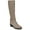 Brown Microfiber, variant on Dr. Scholl's Shoes Womens Like It Faux Suede Lug Sole Knee-High Boots