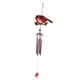 thumbnail image 5 of Campanas de viento de metal con forma de pájaro para exteriores, campana musical para jardín y patio. Tubos rojos, 5 of 6