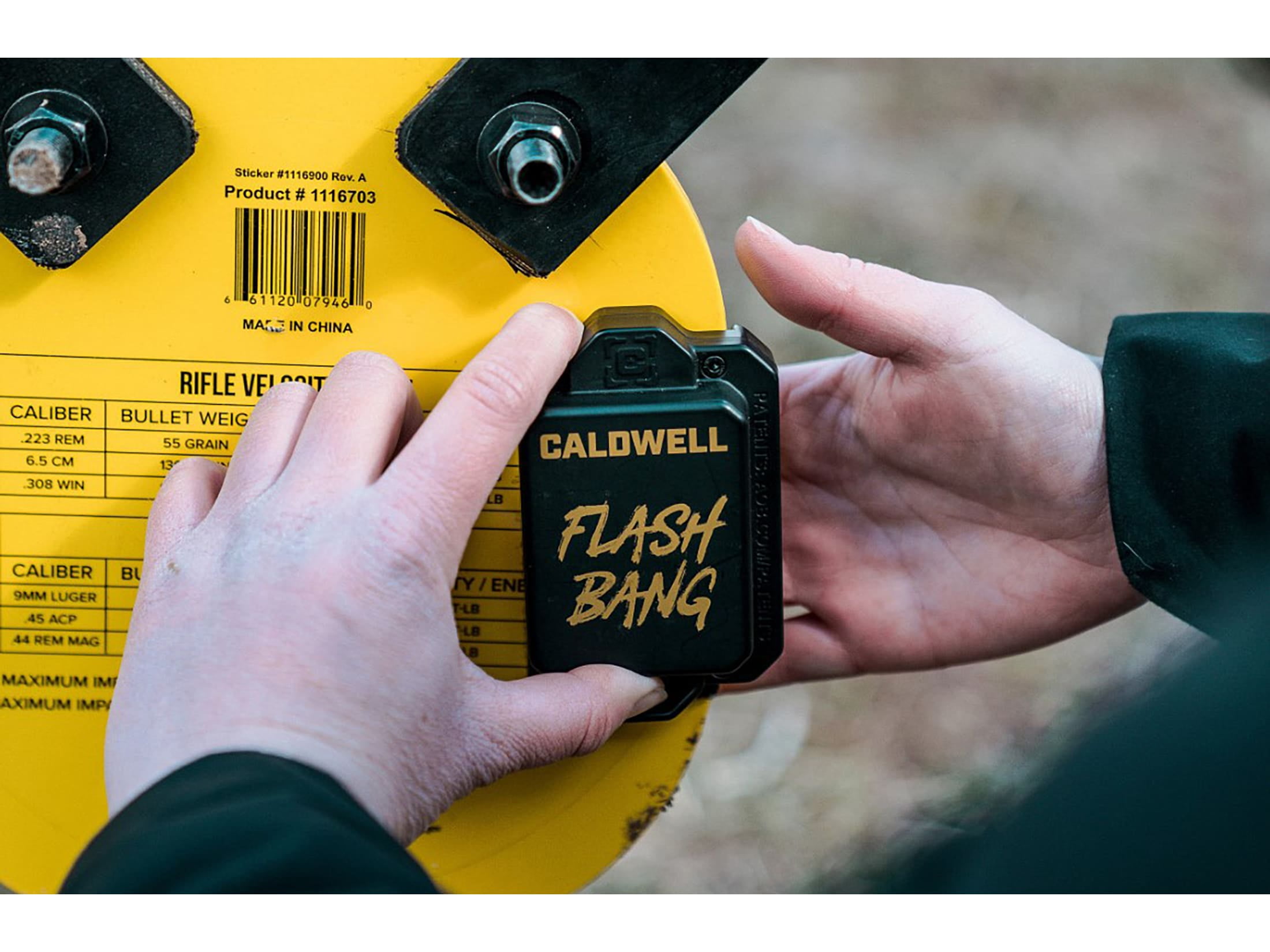 Caldwell Flash Bang AR500 Steel Target Hit Indicator, 10