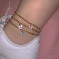 thumbnail image 4 of Guardurnaity Tobillera de aleación para mujer, de pies de estilo Simple para mujer, accesorio de moda, decoración de pie para niña, cadena de Ropa, zapatos y accesorios Miscelánea, 4 of 6