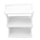thumbnail image 4 of Estante de almacenamiento montado en la pared multiusos innovador estilo simple estante de almacenamiento de pared multicapa para baño cocina blanco 3 capas, 4 of 10