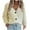 Beige, variant on jjayotai Womens Fall Button Down Cardigan Sweater, Loose V-Neck Ribbed Chunky Knit Cardigans Tops