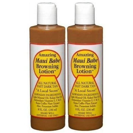 Maui Babe Bronzing Lotion 8 oz (Pack of 2)