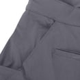 thumbnail image 5 of CaComMARK PI Shorts for Men Casual Daily Outdoor Beach Lightweight and Breathable Work Shorts Gray 10(XL), 5 of 8