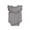 Gray, variant on Kiapeise Baby Girls Summer Sleeveless Romper Solid Round Collar Ruffle Jumpsuit