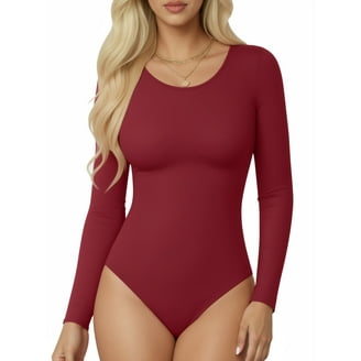 POSESHE Women's Plus Size Square Tank Bodysuit in Black, M-5X