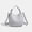 White, variant on Women's Faux Leather Pebbled Mini Bucket Bag, Adjustable Detachable Strap, Black, White, Pink