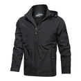 thumbnail image 1 of REDHOTYPE Autumn Men's Soft Jacket Windbreaker Breathable Hooded Windproof Jacket, 1 of 2