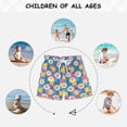 thumbnail image 6 of FORMRS Boys Swim Trunks Quick Dry Mesh Liner Boardshorts Sizes XS-XL, Blue Checkered Daisy, 6 of 7
