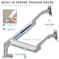 thumbnail image 5 of VIVO Aluminum Dual 17" to 32" Monitor Pneumatic Desk Mount Stand, 5 of 8
