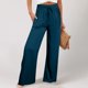 thumbnail image 1 of WILLBEST Pantalones Casuales de Mujer con Cintura Alta y Pierna Ancha para Uso Diario, Actividades al Aire Libre y Comodidad En el Hogar con Un Diseño Arrugado Único. Extra Grande, 1 of 4