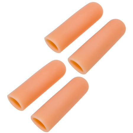 4pcs Silicone Thumb Sleeves Silica Gel Finger Protector For Arthritis Basketball Players Protective Finger