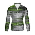 thumbnail image 4 of Lilgiuy Workout Shirts for Men Casual Solid Turn Down Long Sleeve Pullover Zipper Top Gift for Your Boyfriend Husband Dad, 4 of 5