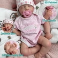 thumbnail image 3 of Muñeca Reborn Oppaionaho, cuerpo completo de silicona, 50 cm, niña, 3 of 9