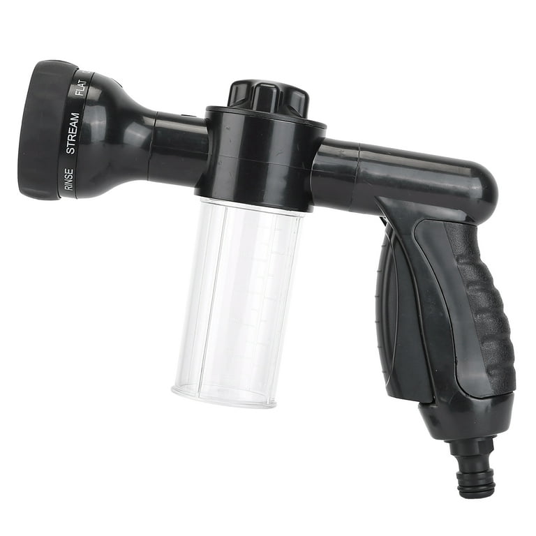 ESP Car Wash Foam Gun for Garden Hose Adjustable Hose Wash Sprayer Thick  Filtration with Metal Handle Washing Mitts 6 Levels of Foam Concentration
