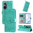 thumbnail image 1 of Funda tipo cartera GANGXUN para Huawei Nova 9 Pro , diseño girasol, cuero PU, soporte, cierre magnético, tarjetero, 1 of 5