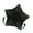 Black, variant on ZPAQI Women Harajuku Gothic Star Shape PU Shoulder Crossbody Bag with Rivets