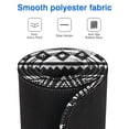 thumbnail image 3 of Long Mouse Pads for Desk,Black Geometric Diamond Triangle Pattern Desk Mats on Top Of Desks, Desk Mouse Pad Extra Large with 3mm Non-Slip Base and Stitched Edge for Gaming,Office,Work,Home 47.3"x23.6", 3 of 6