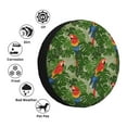 thumbnail image 4 of Pofeuu Parrots And Tropical Leaves Print Spare Tire Wheel Cover for Car Truck SUV Camper Universal Fit Spare Tire Cover RV Spare Tire Covers-15 inch, 4 of 6