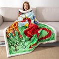 thumbnail image 4 of Blanket For Kids Sherpa 50×60 Inches, Charizard Blankets, Super Soft Fuzzy, 4 of 9
